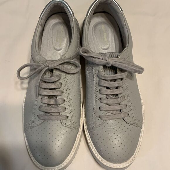 Hush Puppies Sabine Bounce Plus Size 11 gray sneakers (worn once) - Picture 2 of 10